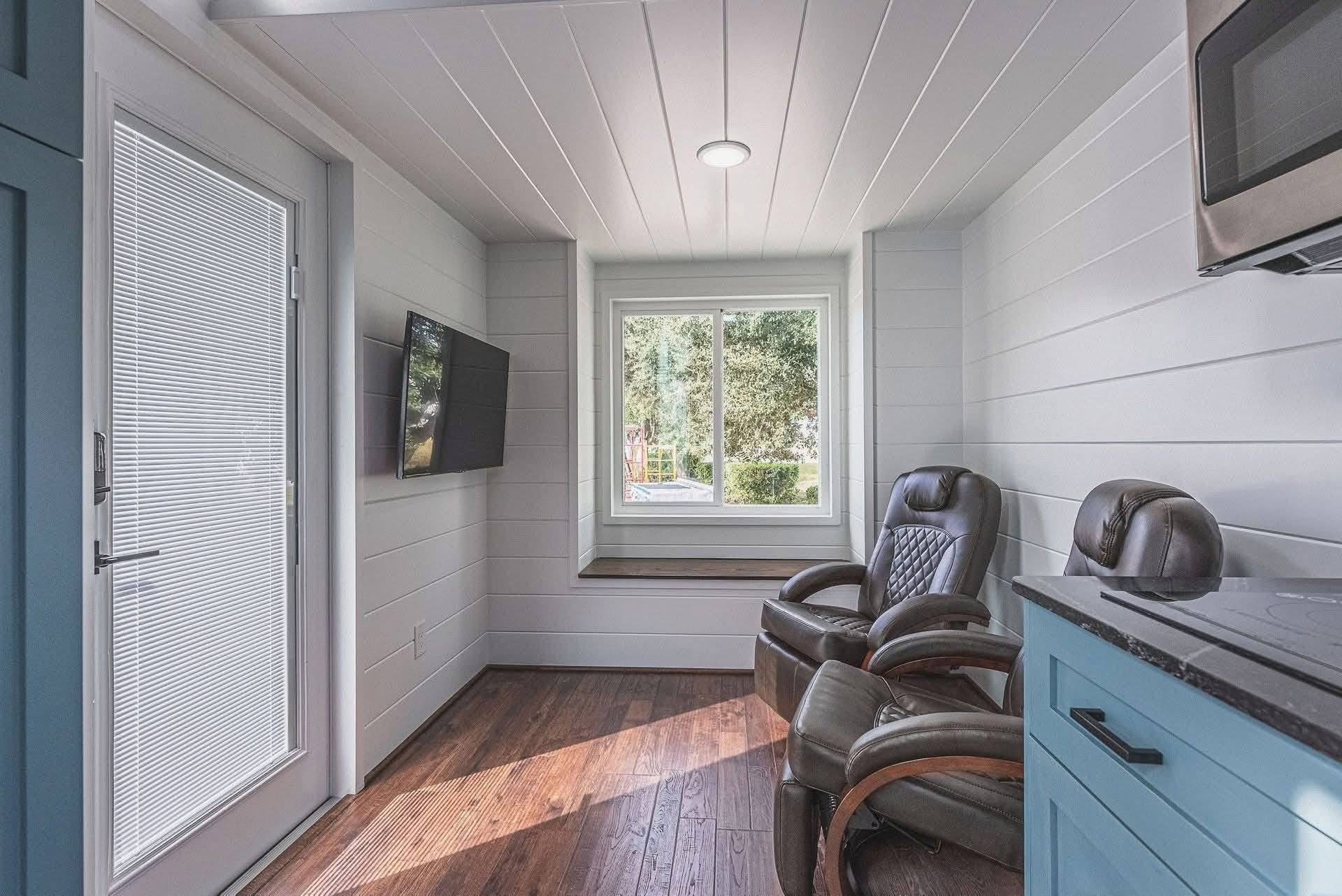 Cat House Tiny Home For Sale – 350 SqFt on 28ft Trailer | Jensen Mobile Home Movers - Image 6