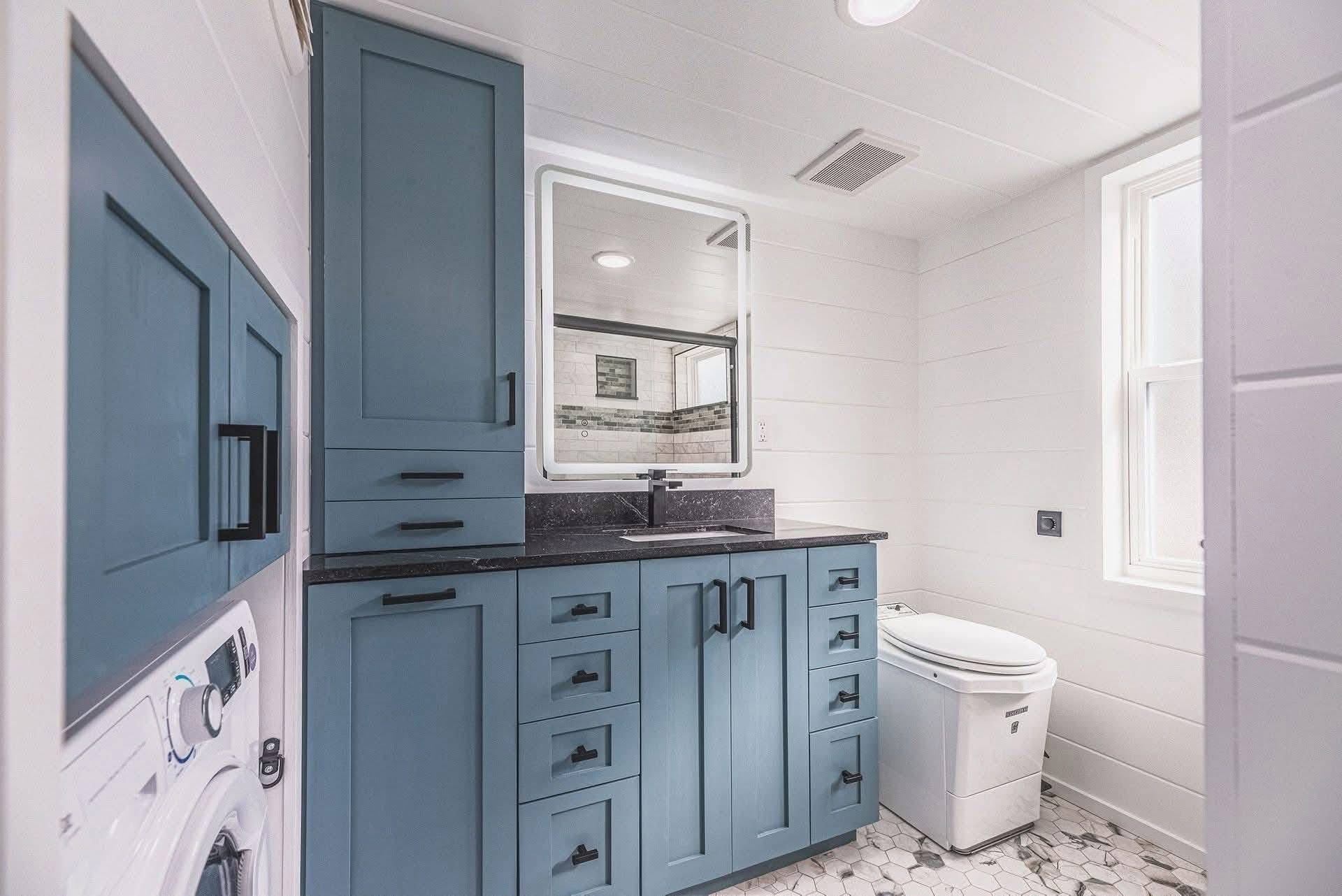 Cat House Tiny Home For Sale – 350 SqFt on 28ft Trailer | Jensen Mobile Home Movers - Image 19