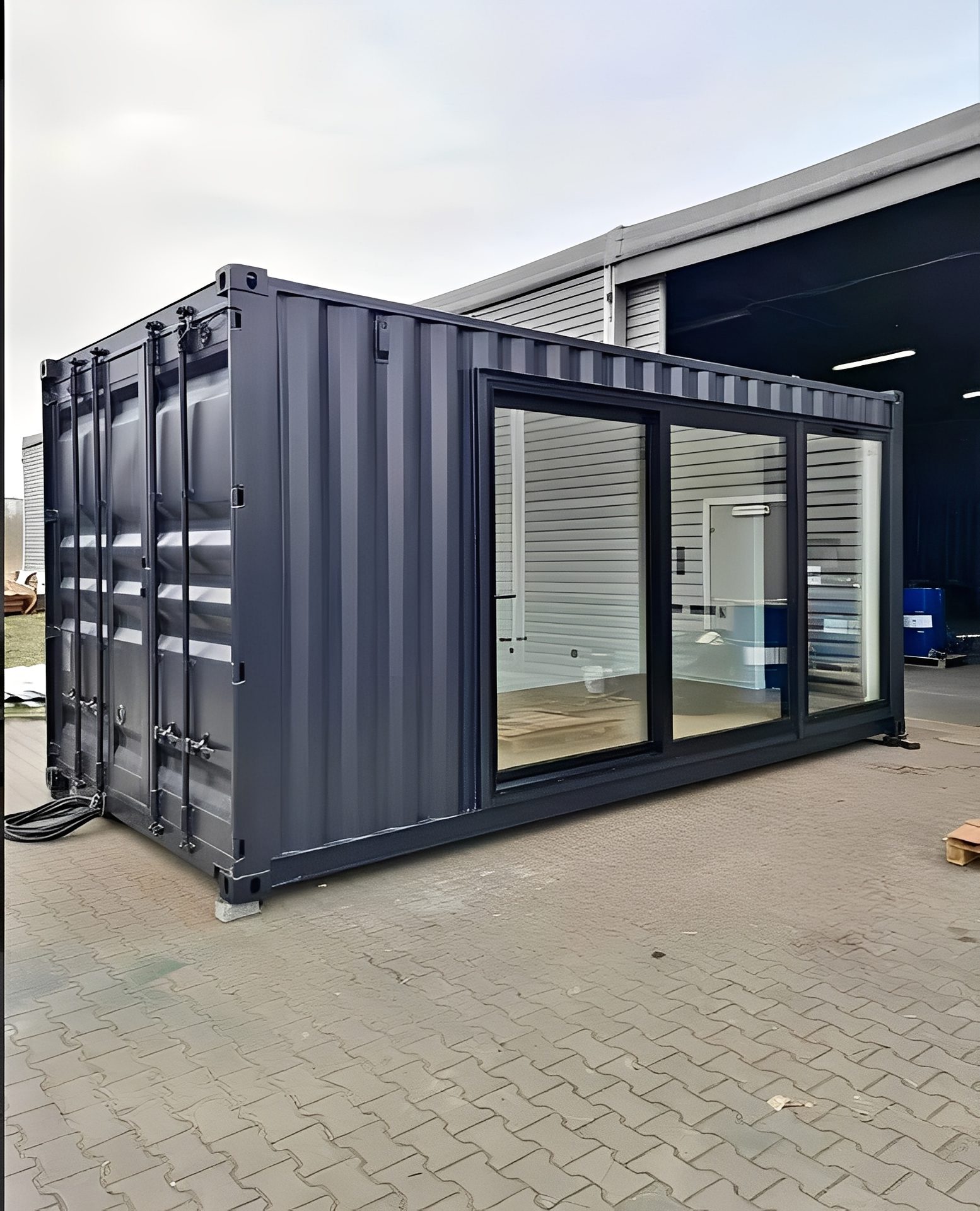 20ft x 12ft Ready-to-Use Home Office Container for Sale | Jensen Mobile Home Movers - Image 5