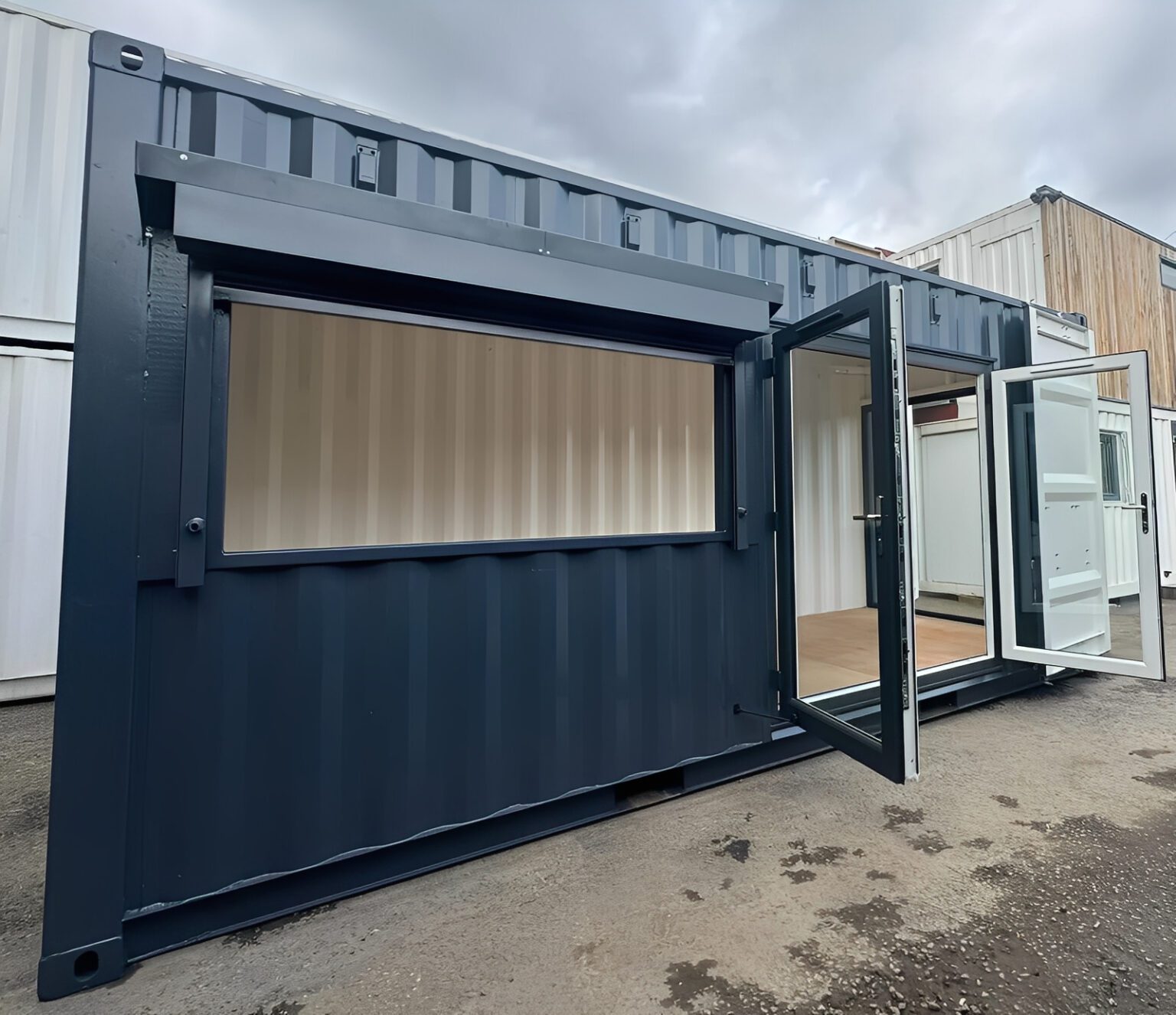 20ft x 8ft Custom Shipping Container Conversion – Portable Building - Image 10