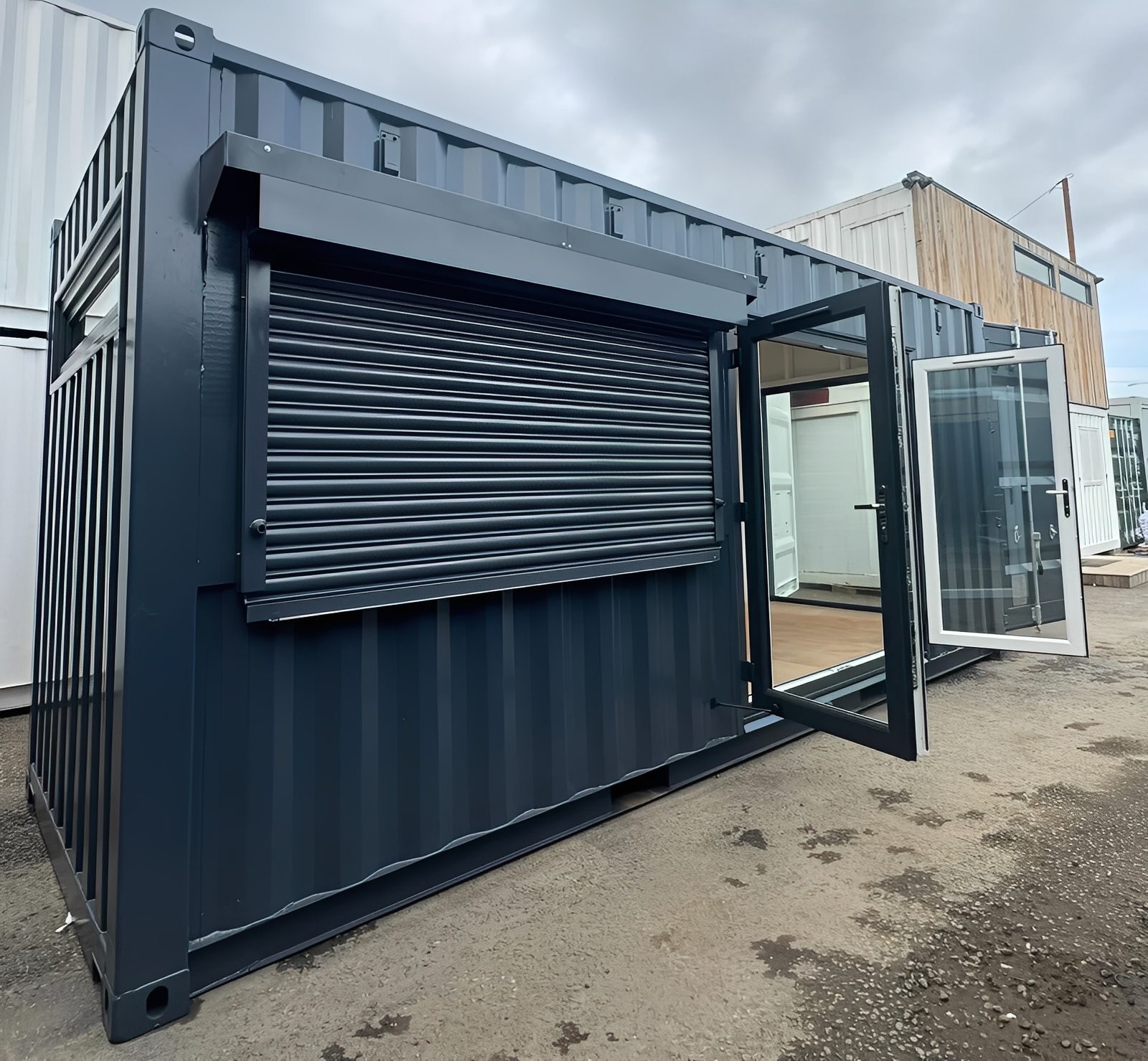 20ft x 8ft Custom Shipping Container Conversion – Portable Building - Image 9