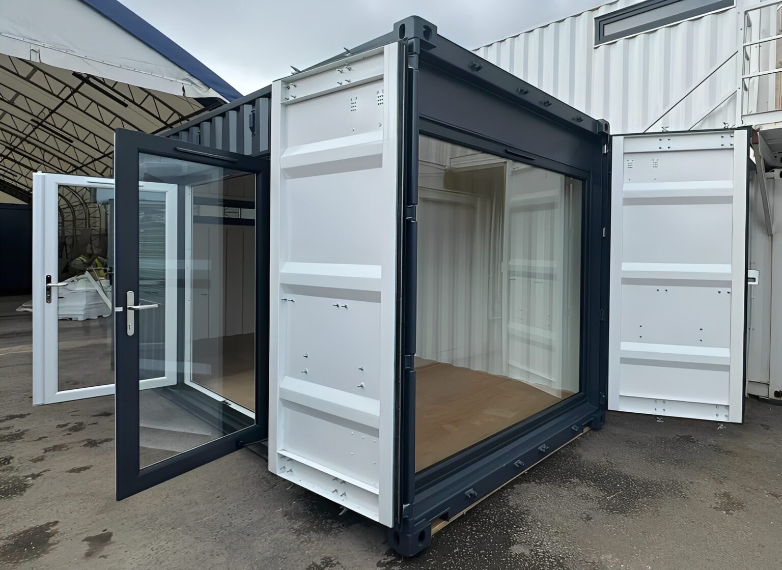 20ft x 8ft Custom Shipping Container Conversion – Portable Building - Image 8
