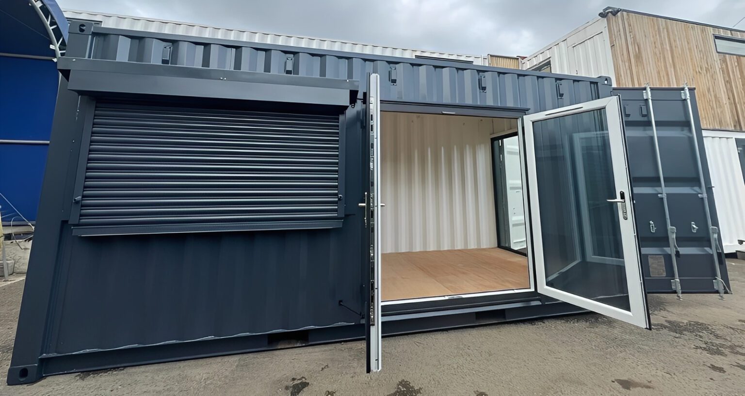 20ft x 8ft Custom Shipping Container Conversion – Portable Building - Image 7