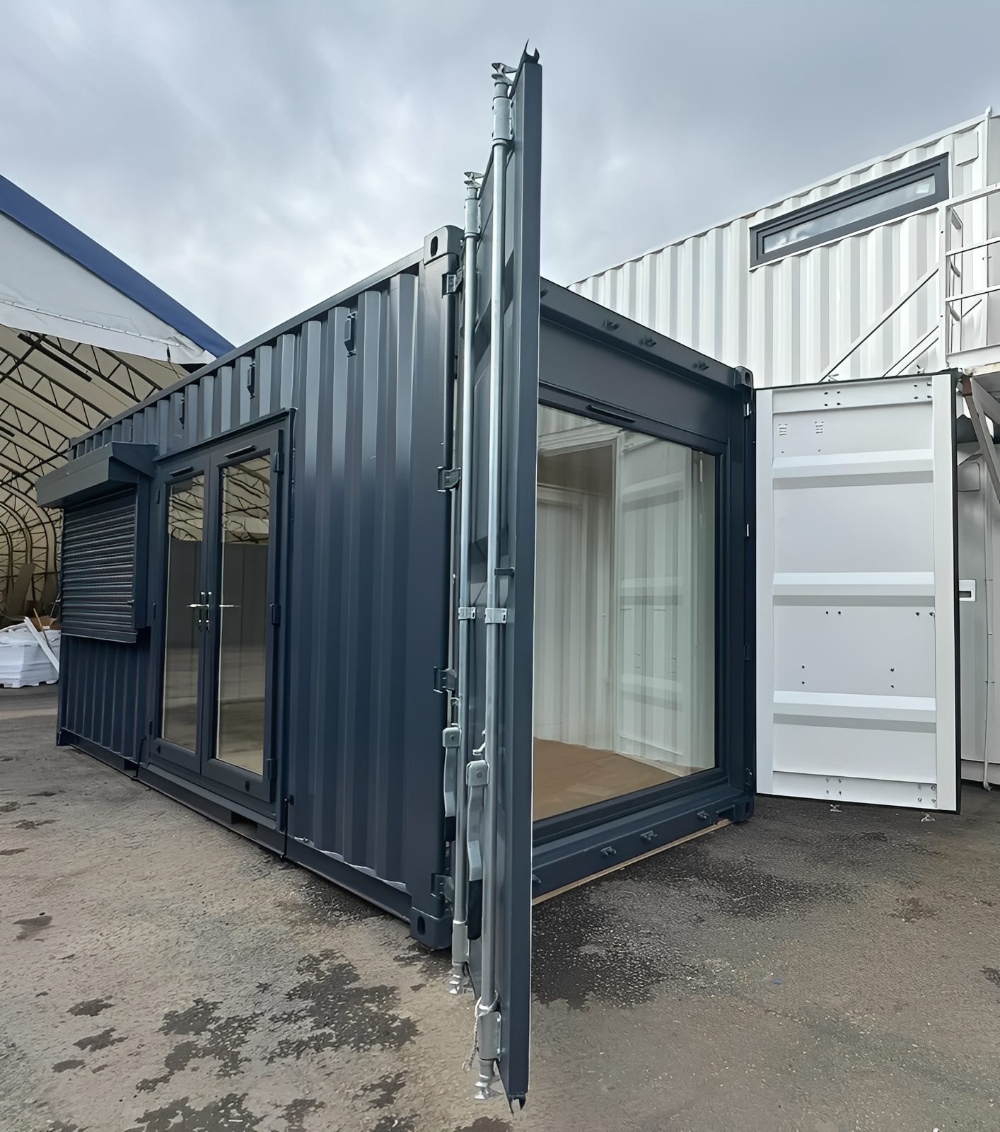 20ft x 8ft Custom Shipping Container Conversion – Portable Building - Image 6