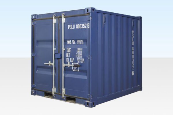 8Ft Shipping Container One Trip (Blue) - Image 2