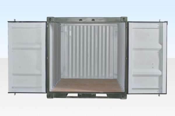 8Ft One Trip Shipping Container (Green) - Image 2